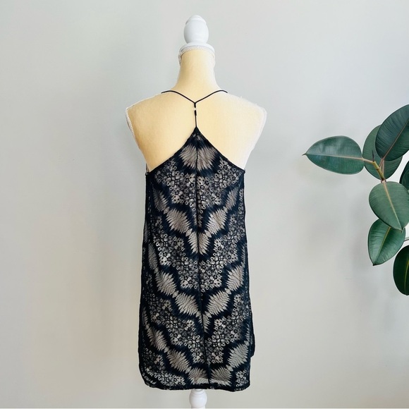 Blu Pepper lace overlay strappy mini slip dress - Picture 5 of 6